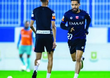 إستعداد لمواجهة ضمك..باهبري يشارك في التدريبات الجماعية