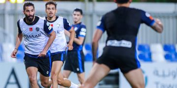 الهلال يختتم تدريباته إستعداد لمواجهة أبها