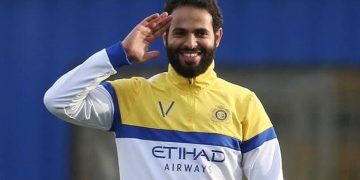 للمرة الأولى..الفريدي يشارك فى تدريبات القادسية