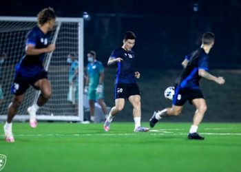 الهلال يبدأ إستعداداته لمواجهة الاتفاق