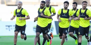 ثلاثي الاتحاد الأجنبي يشارك في التدربيات الجماعية