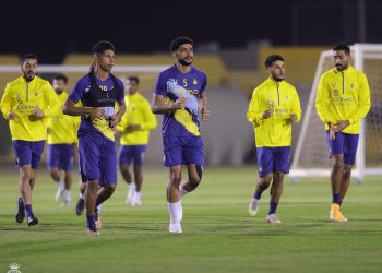 رباعي النصر المصاب يعود للتدريبات الجماعية