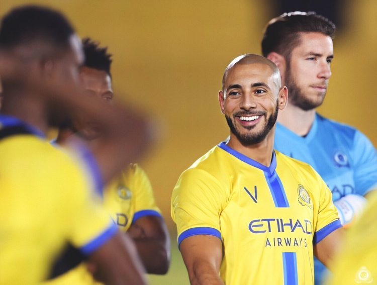 نور الدين أمرابط على دكة البدلاء في نهائي كأس الملك