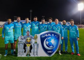 قبل مواجهة الاتحاد..الهلال يحتفل برازفان