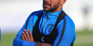 لأول مرة..العربي هلال يشارك في تدريبات الفتح استعداد لمواجهة الاتحاد