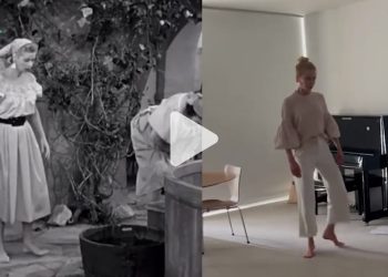 شاهد كيف حاولت الممثلة نيكول كيدمان تقليد مشهد من مسلسل قديم