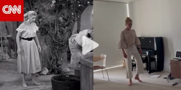 شاهد كيف حاولت الممثلة نيكول كيدمان تقليد مشهد من مسلسل قديم