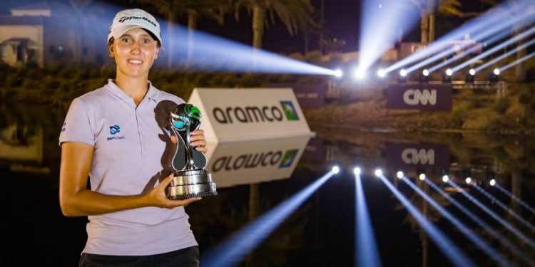 لاعبات عالميات في بطولة أرامكو