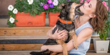 مشاهد صادمة لاعتداء وحشي لكلب على صاحبته