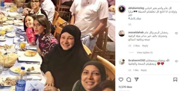 صورة لعبلة كامل تثير الحيرة.. وطليقها يعلق