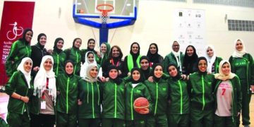 9 لاعبات بقائمة أخضر السلة