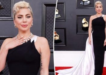 لايدي غاغا "أيقونة" حفل الغراميز بفضل أرماني وإيلي صعب