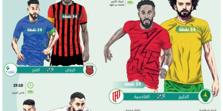 القادسية والخليج في قمة شرقاوية