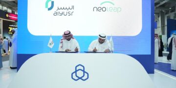 الراعي الذهبي للمعرض.. إقبال كبير على جناح “اليسر” في Money 20/20